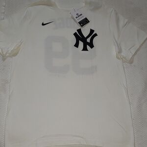 Nike Cream T-Shirt with Black Graphic